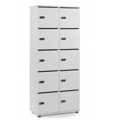 Schließfachschrank OFFICE-LINE mit 10 Fächern