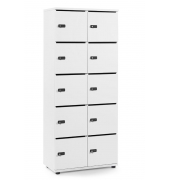 Schließfachschrank OFFICE-LINE mit 10 Fächern