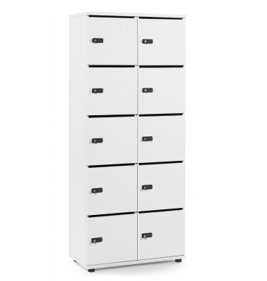 Schließfachschrank OFFICE-LINE mit 10 Fächern