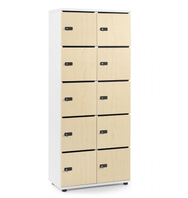 Schließfachschrank OFFICE-LINE mit 10 Fächern
