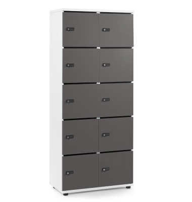 Schließfachschrank OFFICE-LINE mit 10 Fächern