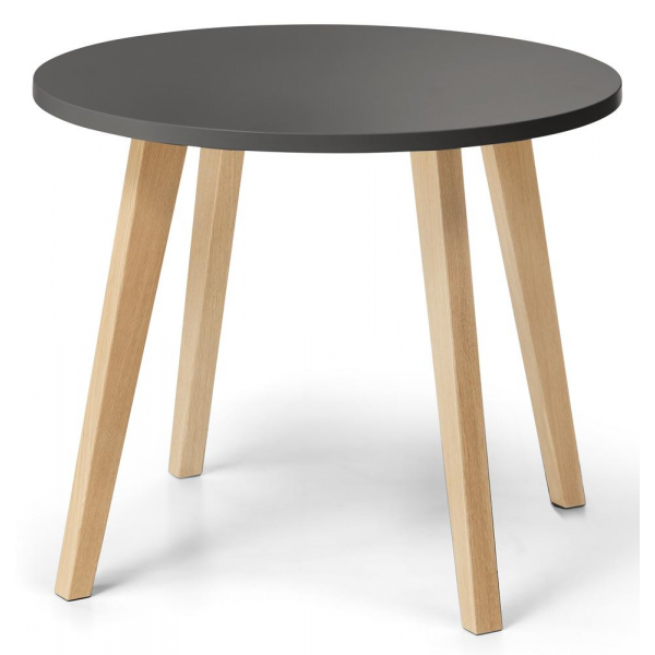 4251797800885 - Beistelltisch 63cm (H) 63x80cm (HxB) (BxT) rund anthrazit   eiche 4251797800885 Deskin