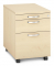 Rollcontainer 290493, ahorn, 3 Schubladen, Holz, abschlie&szlig;bar