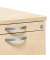 Rollcontainer 290493, ahorn, 3 Schubladen, Holz, abschlie&szlig;bar