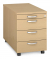 Rollcontainer 290497, buche, 4 Schubladen, Holz, abschlie&szlig;bar