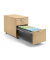 Rollcontainer 290502, buche, 3 Schubladen, Holz, abschlie&szlig;bar