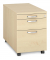 Rollcontainer 290503, ahorn, 3 Schubladen, Holz, abschlie&szlig;bar