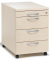 Rollcontainer 290666, ahorn, 4 Schubladen, Holz, abschlie&szlig;bar
