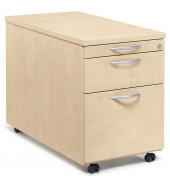Rollcontainer 290670, ahorn, 3 Schubladen, Holz, abschlie&szlig;bar