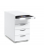 Standcontainer 290692, wei&szlig;, 5 Schubladen, Holz, abschlie&szlig;bar