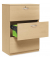 H&auml;ngeregistraturschrank 291548 MULTI M, buche, 3 Schubladen, 2-bahnig