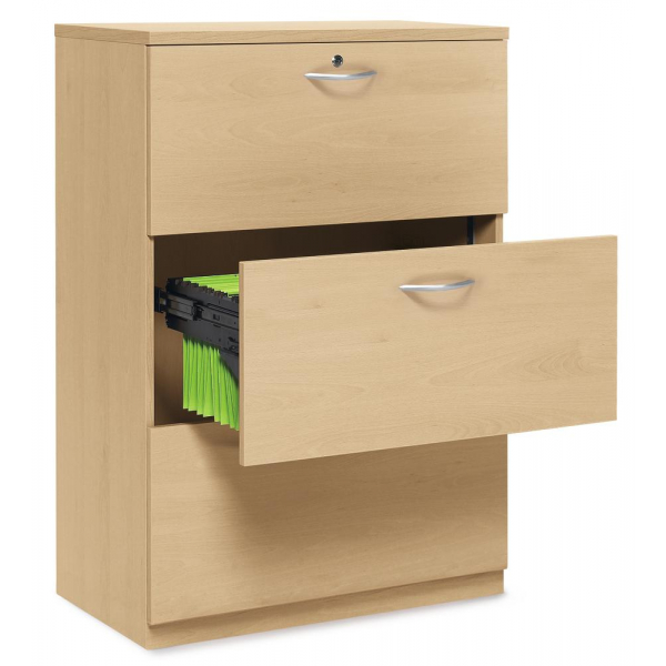 Deskin Hängeregistraturschrank 291548 MULTI M, buche, 3 Schubladen, 2-bahnig 4251797812253 Deskin