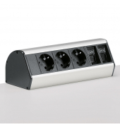 Datenmanagement 264018, 3-fach, Metall Alusilber