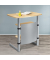 Stehpult, manuell höhenverstellbar 120cm (H), 83x56cm (BxT), rechteckig, buche / silber