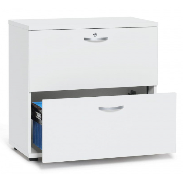 Deskin Hängeregistraturschrank 268345 MULTI M pro, weiß, 2 Schubladen, 2-bahnig 4251797849969 Deskin