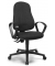 B&uuml;rostuhl COMFORT P, anthrazit / schwarz, mit Armlehnen, bis 110kg, ohne Kopfst&uuml;tze