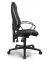 B&uuml;rostuhl COMFORT P, anthrazit / schwarz, mit Armlehnen, bis 110kg, ohne Kopfst&uuml;tze