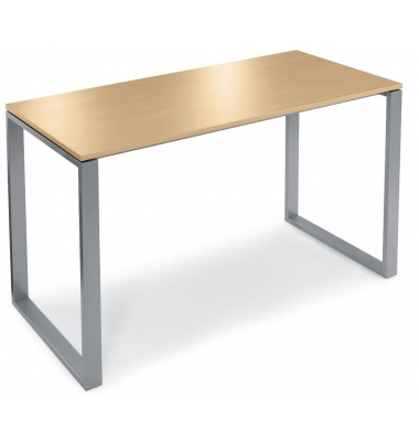 Stehtisch CELSUS 295036 110cm (H), 160x80cm (BxT), rechteckig, buche / silber