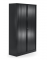 Rollladenschrank 330970, abschlie&szlig;bar, 5 OH, schwarz, 100x198x43cm (BxHxT)