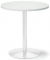 Konferenztisch 295358, 72cm (H), 70x70cm (BxT), 3 Personen, rund, weiß / weiß