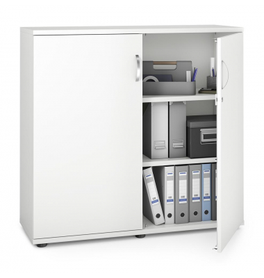 Aktenschrank MULTI M pro 294437, abschlie&szlig;bar, 2x3 OH, wei&szlig;, 120x114x42cm (BxHxT)