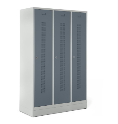 Garderobenspinde SYSTEM SP1 mit Sockel Garderobenspinde SYSTEM SP1 mit Sockel