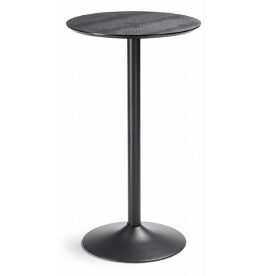 Stehtisch PARMA 294102 105cm (H), Ø 60cm (BxT), rund, schwarz / schwarz