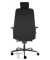Bürodrehstuhl COMMANDER XXL PRO, schwarz / silber, mit Armlehnen, bis 200kg, mit Kopfstütze