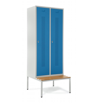 Garderobenspinde SYSTEM SP1 mit Sitzbank Garderobenspinde SYSTEM SP1 mit Sitzbank