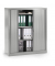 Rollladenschrank 330992, abschlie&szlig;bar, 3,5 OH, alusilber, 100x136x43cm (BxHxT)