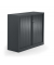 Rollladenschrank 331003, abschlie&szlig;bar, 2 OH, anthrazit, 100x100x43cm (BxHxT)