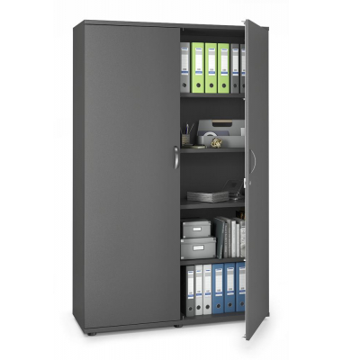 Aktenschrank MULTI M pro 332875, abschlie&szlig;bar, 2x5 OH, anthrazit, 120x189x42cm (BxHxT)