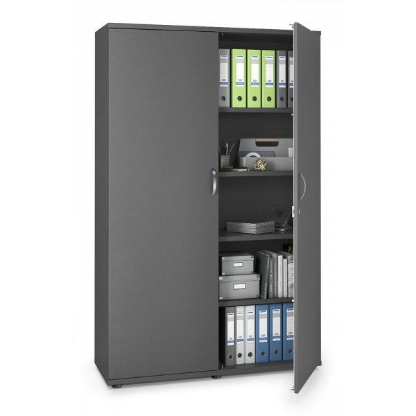 Deskin Aktenschrank MULTI M pro 332875, abschließbar, 2x5 OH, anthrazit, 120x189x42cm (BxHxT)  Deskin
