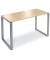 Stehtisch CELSUS 295037 110cm (H), 160x80cm (BxT), rechteckig, ahorn / silber