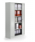 Rollladenschrank 330971, abschlie&szlig;bar, 5 OH, lichtgrau, 100x198x43cm (BxHxT)