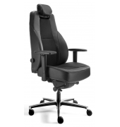 XXL Drehstuhl COMMANDER XXL PRO Leder/Stoff