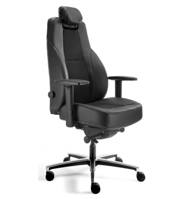 XXL Drehstuhl COMMANDER XXL PRO Leder/Stoff