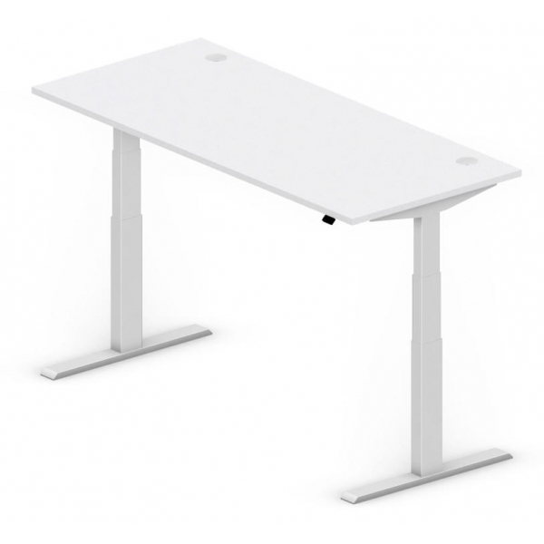 4255704309034 - Sitz-Steh-Schreibtisch Comfort Multi M Pro 331905 elektrisch höhenverstellbar 64-130cm (H) 2000mmx800mm (BxT) rechteckig lic