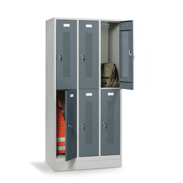 4255704309089 - Doppelstöckiger Spind SYSTEM SP1 mit Sockel 4255704309089 Deskin