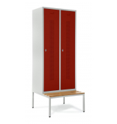 Garderobenspinde SYSTEM SP1 mit Sitzbank