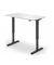 Sitz-Steh-Schreibtisch, elektrisch höhenverstellbar, 71,5-120,5cm (H), 160x65cm (BxT), rechteckig, weiß / schwarz