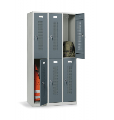 Doppelstöckiger Spind SYSTEM SP1 ohne Unterbau