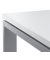 Stehtisch CELSUS 295038 110cm (H), 160x80cm (BxT), rechteckig, weiß / silber