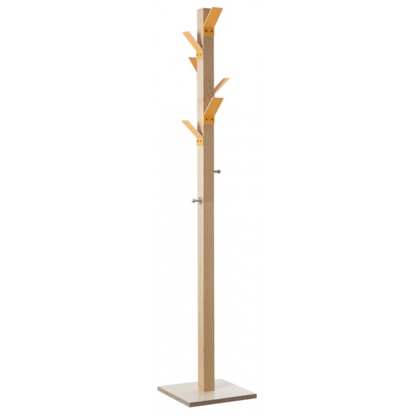 4255704309423 - Garderobenständer aus Holz 6 Haken Schirmständer 4255704309423 Deskin 4255704309423 - Garderobenständer aus Holz 6 Haken Schirmständer 4255704309423 Deskin