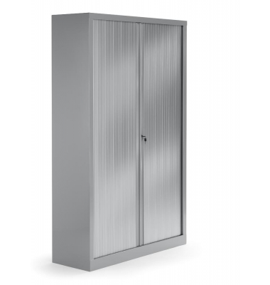 Rollladenschrank 330972, abschlie&szlig;bar, 5 OH, alusilber, 100x198x43cm (BxHxT)