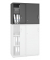 Aufsatzschrank MULTI M pro 333267, abschlie&szlig;bar, 2x2 OH, anthrazit, 100x75x42cm (BxHxT)