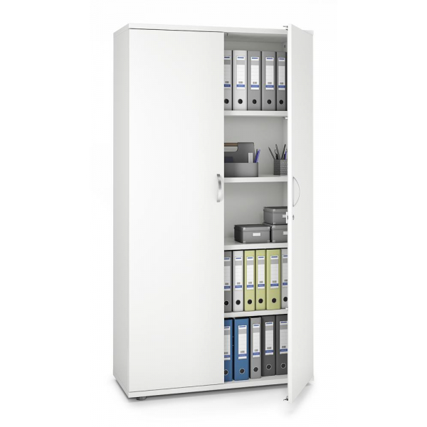 4255704309485 - Flügeltürenschrank MULTI M pro 294439 abschließbar 5 OH weiß 100x189x42cm (BxHxT) 4255704309485 Deskin