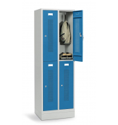 Doppelstöckiger Spind SYSTEM SP1 mit Sockel
