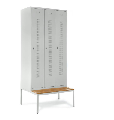 Garderobenspinde SYSTEM SP1 mit Sitzbank