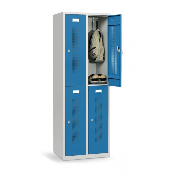 4255704309706 - Doppelstöckiger Spind SYSTEM SP1 ohne Unterbau 4255704309706 Deskin 4255704309706 - Doppelstöckiger Spind SYSTEM SP1 ohne Unterbau 4255704309706 Deskin